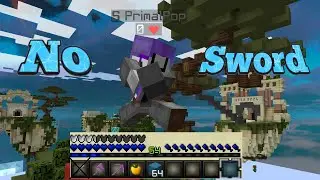 Bedwars but i cant use a sword