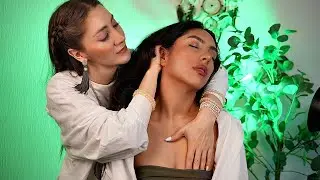 ASMR Ayurvedic Indian Head Massage | Skin & Hair Pulling, Acupressure Intense Sounds Deep Relaxation
