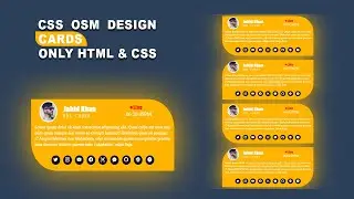 How to Create Cards Design Using Html and Css ||  css card design || css card hover effects