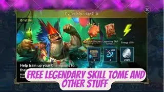 FREE LEGENDARY SKILL TOME and other stuff | Raid: Shadow Legends