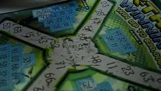 Scratching Off a $500 Winner Instant Scratch Off Lottery Ticket