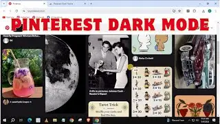 How To Turn-On Dark Mode On Pinterest Laptop/PC (2024)