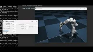 MuJoCo Franka Panda – Pick & Place Demo with Cartesian Control (Python, GUI)