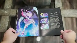 Genshin Tarot Artbook Flipthrough
