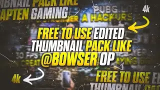FREE TO USE EDITED THUMBNAIL LIKE @BowserOp | BGMI MONTAGE THUMBNAIL | PUBG LITE MONTAGE THUMBNAIL
