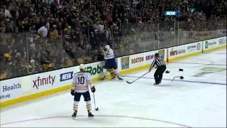 John Scott vs Shawn Thornton fight 31 Jan 2013 Buffalo Sabres vs Boston Bruins NHL Hockey
