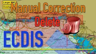 ECDIS. Manual Correction Delete.