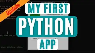 My First Python App - Update Showing Layout Fixed In V0.4