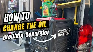 How to Change The Oil on a Predator 9500 Watt Inverter Generator