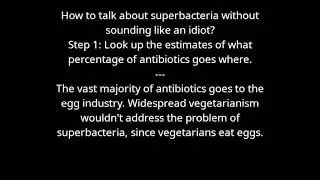How to talk about superbacteria without sounding like an idiot