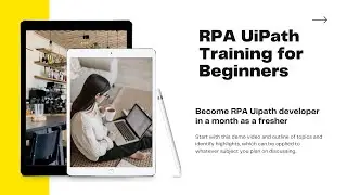RPA Uipath Training for Beginners | Demo | Uipath Tutorial