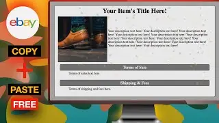 How To Make your eBay description STAND OUT with Pictures Free?