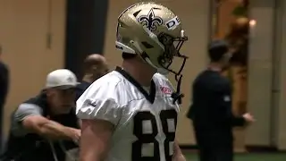 Rookie TE Oscar Delp is confident the Saints can help him reach his potential