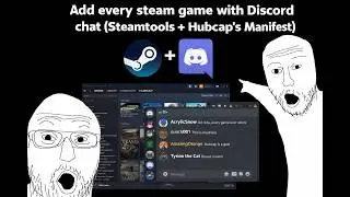 Add every steam game with Discord chat (Steamtools + Hubcap's Manifest)