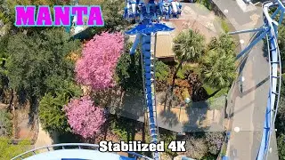 Manta POV (Stabilized 4K) - Seaworld Orlando