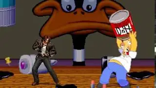 Mugen Random Battles: Kyo and Iori Vs Sozzled Homer