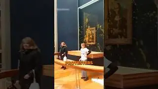 Protesters Attack The Mona Lisa!😱