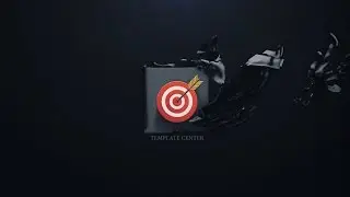 Intro Template #77 Black Logo Opener