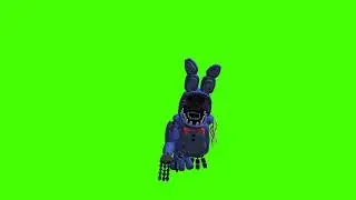 Fnaf bonnie in the vents green screen animation prisma 3d