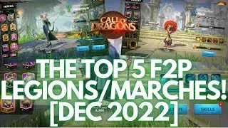 Call of Dragons | The Top 5 Best F2P Legions/Hero Pairings! [Dec 2022]