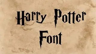 Harry Potter Font | Free Font Download