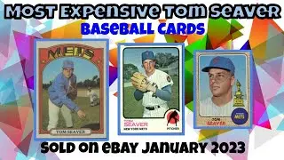 Tom Seaver Most Expensive eBay Sales Baseball Cards - January 2023
