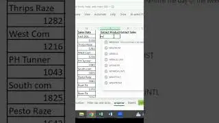 #exceltricks | Wraprow Function in Excel | How to Extract Text and Number in Excel #shorts #exceltip