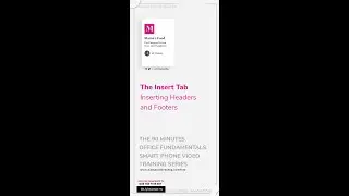 Inserting Headers and Footers