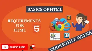 Requirements for HTML | HTML Tutorial for beginners | Episode 2 | Code With Raveena