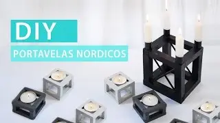 DIY | Portavelas estilo nórdico - Mi Armario Coqueto Blog