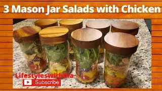 Mason Jar Salads (Pinterest inspired)