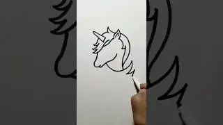 Drawing a Unicorn Head 