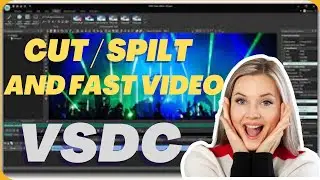 How To Cut, Split, Trim, Crop and Rotate A Video In Hindi || How To #split   Video In #vsdc  laptop