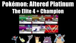 Pokémon: Altered Platinum - The Elite 4 + Champion #pokemon #romhack