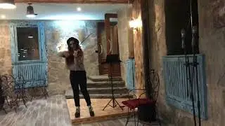 Moonriver played on a violin while having dinner in georgia