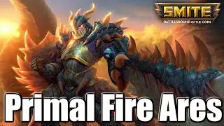 SMITE: New Ares Skin - Primal Fire Ares - Abilities, Voice Pack!