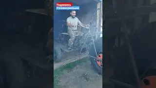 Каракат с двигателем от бензопилы Урал