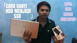 CARA MENGGANTI HDD MENJADI SSD DI LAPTOP HP 14s MUDAH DAN CEPAT