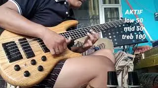 CORT B5 slap tone