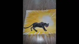 рисование пантеры🐾😼