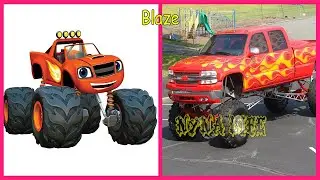 Blaze and the Monster Machines In Real Life All Characters 👉 