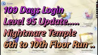 High Wiz MC Type - Nightmare Temple 6F -10F Run & Progress Update...