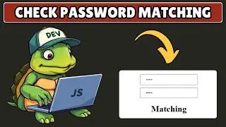 How to Check If Password Match in Javascript