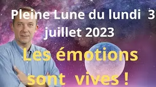 Astrologie pleine lune du lundi 3 juillet 2023