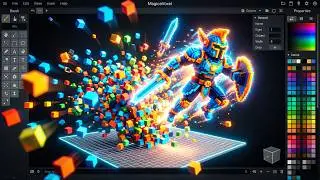 MAGICAVOXEL Tutorial for Beginners 💡 Amazing FREE Voxel Editor