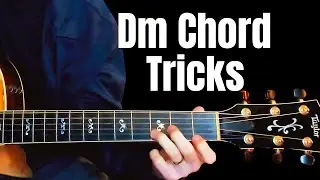 5 easy Dm Chord Riffs to sound like a pro!   a guitar lesson...