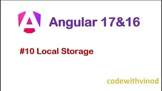 #10 Local Storage