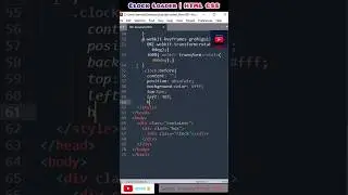Clock Loader | HTML CSS | #html #css #shorts