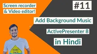 How to Add Background Music to Videos Using ActivePresenter in Hindi | Insert Audio Objects |