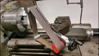 Awesome lathe belt sander! Part 2/2